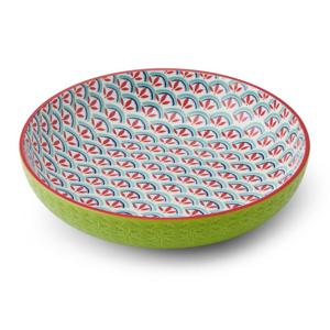 Kitchencraft Mikasa Geometric Line Ceramic Bowl